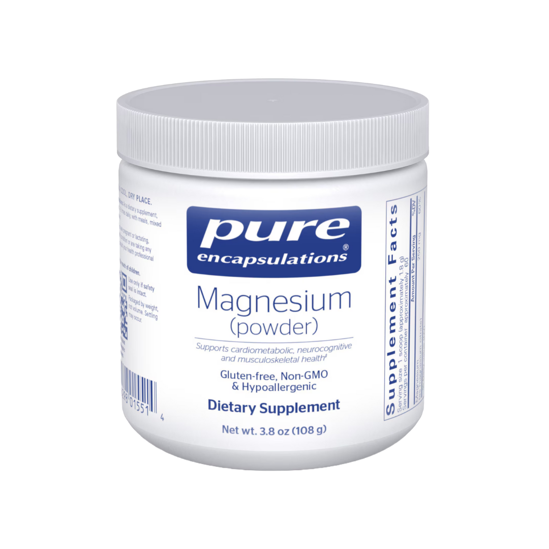 Magnesium Citrate Powder by Pure Encapsulations - 3.8oz (108g)