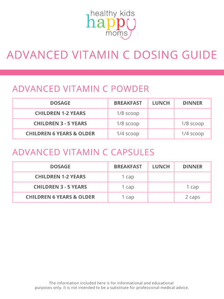 Healthy Kids Happy Moms Advanced Vitamin C - 90 Capsules