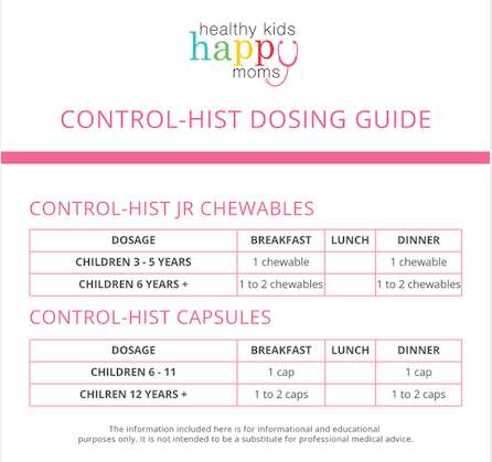 Healthy Kids Happy Moms Control-Hist - 120 Capsules