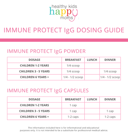 Healthy Kids Happy Moms Immune Protect IgG - 120 Capsules