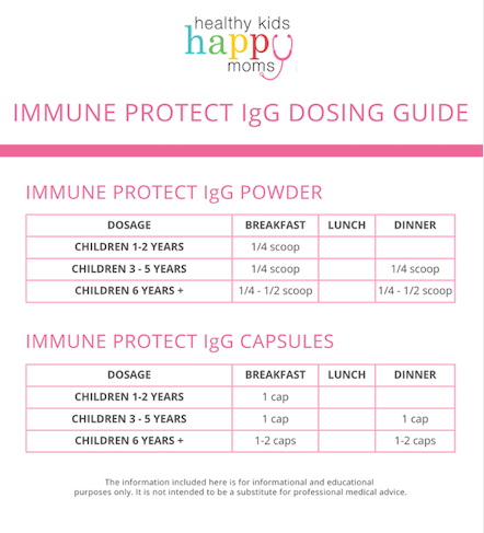 Healthy Kids Happy Moms Immune Defense IgG Powder - 5.3 oz (fomerly Immune Protect IgG Powder)