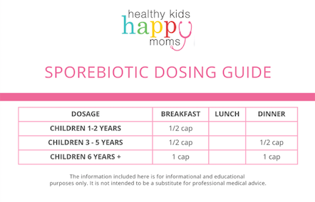 Healthy Kids Happy Moms Sporebiotic (20 Billion CFU) - 60 Capsules