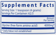 Glycine Powder by Vital Nutrients - 250g