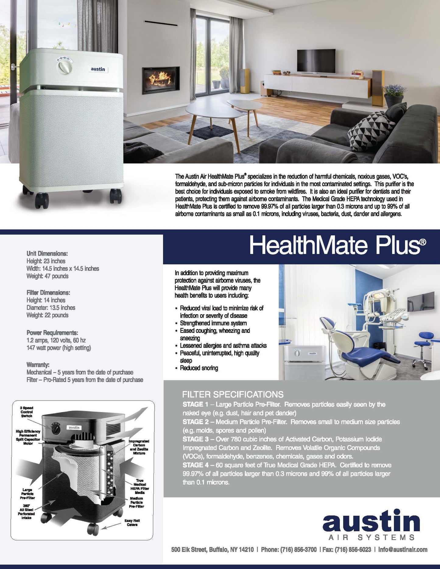 Austin Air Filter - Healthmate Plus Unit