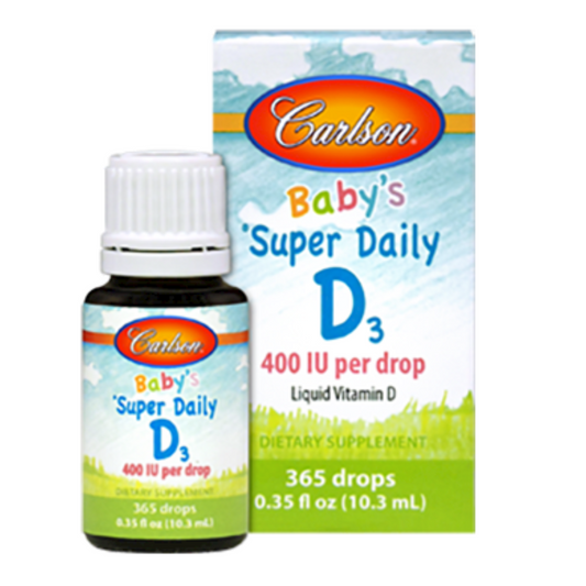 Baby's Super Daily D3 Liquid by Carlson Labs - .35 fl oz