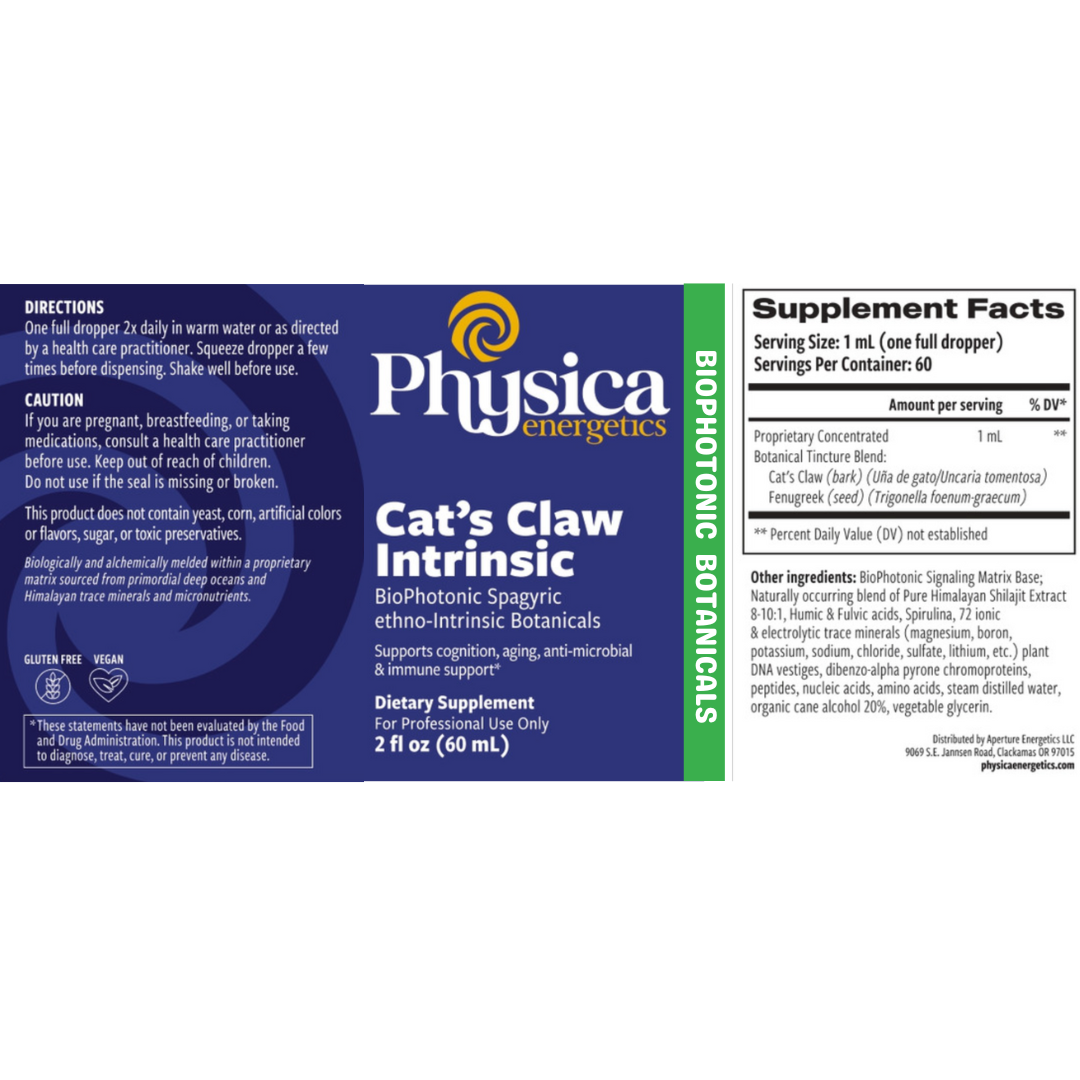 Cat's Claw Intrinsic by Physica Energetics - 2 oz (60 ml)
