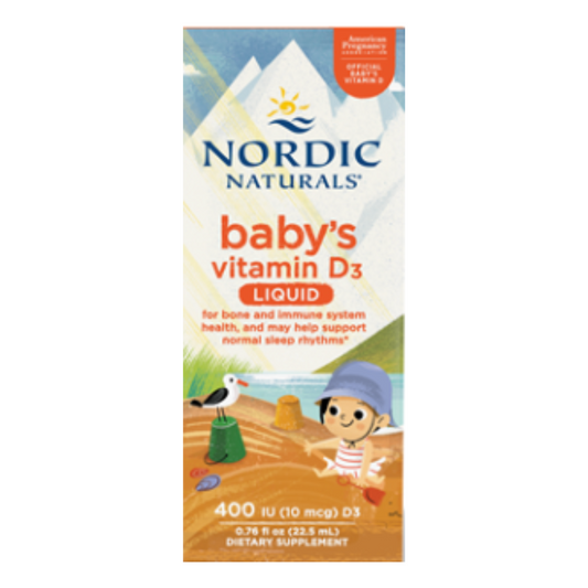 Baby's Vitamin D3 Liquid by Nordic Naturals - .76 fl oz