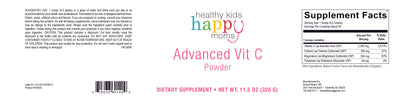 Healthy Kids Happy Moms Advanced Vitamin C Powder - 11.5 oz (Lemon Flavor)