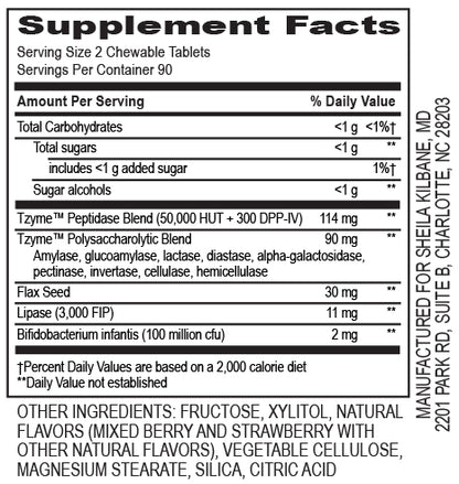 Healthy Kids Happy Moms Kidz Digest Enzymes - 180 Chewables