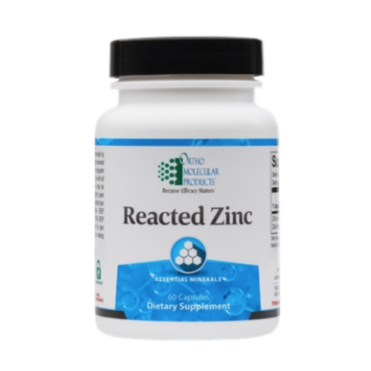 Reacted Zinc by OrthoMolecular - 60 Capsules