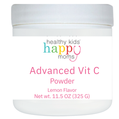 Healthy Kids Happy Moms Advanced Vitamin C Powder - 11.5 oz (Lemon Flavor)