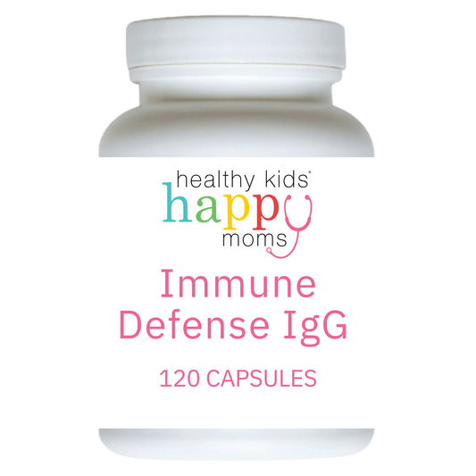 Healthy Kids Happy Moms Immune Defense IgG - 120 Capsules (formerly Immune Protect IgG Capsules)