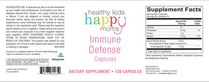 Healthy Kids Happy Moms Immune Defense IgG - 120 Capsules (formerly Immune Protect IgG Capsules)