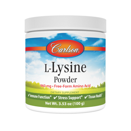 L-Lysine Powder by Carlson Labs - 3.53 oz