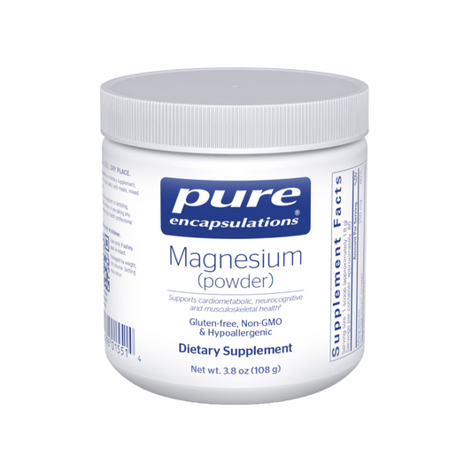 Magnesium Citrate Powder by Pure Encapsulations - 3.8oz (108g)