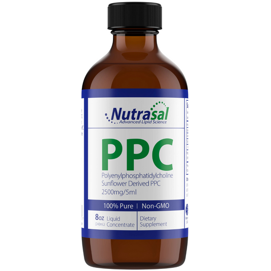 PhosChol PC (PPC) Non-GMO Sunflower Liquid Concentrate by Nutrasal - 8 oz