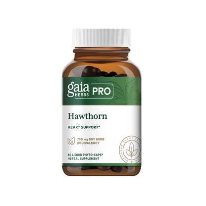 Hawthorn Capsules by Gaia Herbs Pro - 60 Capsules