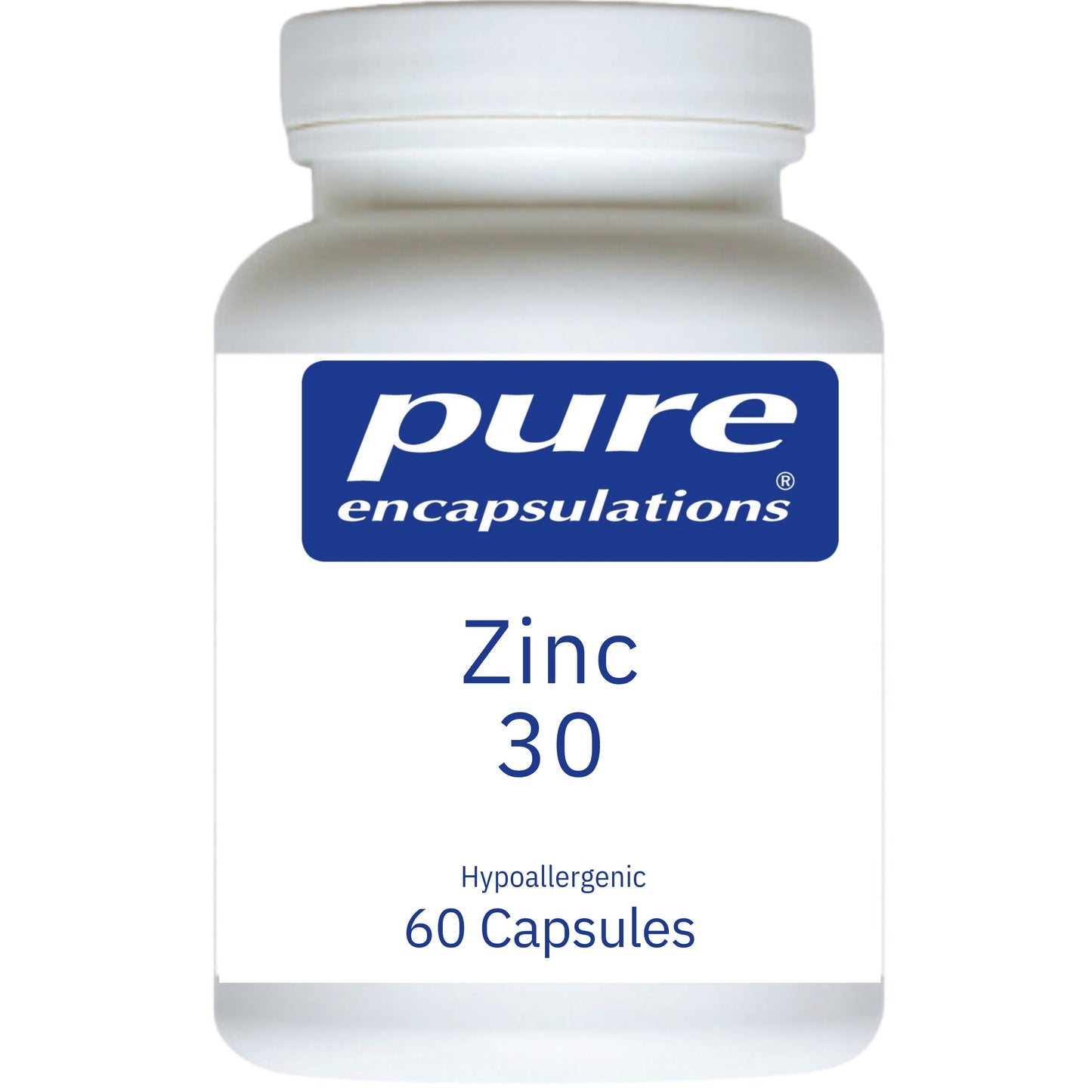 Pure Encapsulations Zinc 30mg - 60 Capsules