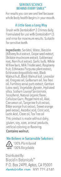 Dentalcidin Toothpaste by Biocidin Botanicals