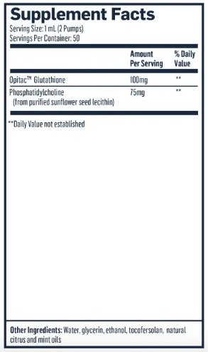 Liposomal Glutathione by Quicksilver Scientific - 1.7 oz Sheila Kilbane MD Liposomal Glutathione by Quicksilver Scientific - 1.7 oz Sheila Kilbane MD