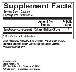 Healthy Kids Happy Moms BiomeBoost, S. Boulardii - 60 Capsules