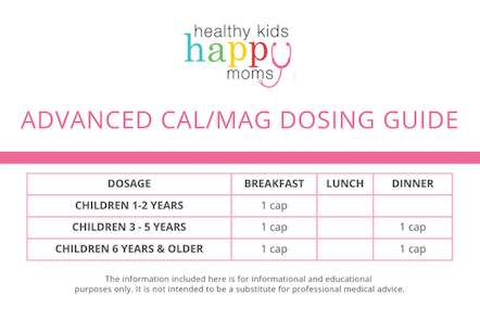 Healthy Kids Happy Moms Advanced Cal/Mag - 180 Capsules