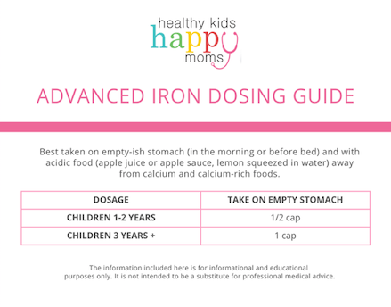 Healthy Kids Happy Moms Advanced Iron - 60 Capsules