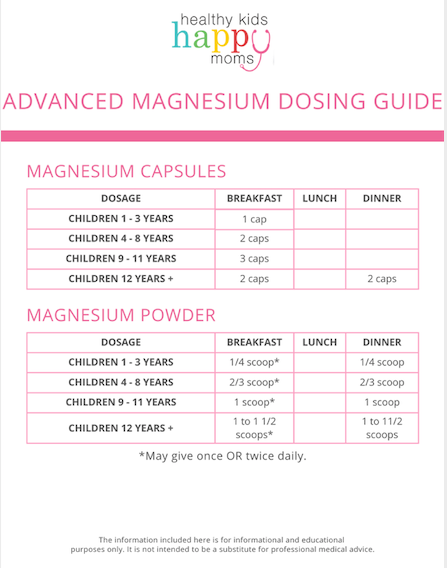 Healthy Kids Happy Moms Advanced Magnesium - 180 Capsules