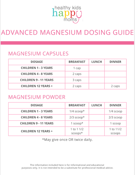 Healthy Kids Happy Moms Advanced Magnesium Powder - 6 oz