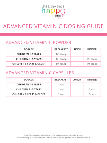 Healthy Kids Happy Moms Advanced Vitamin C - 90 Capsules