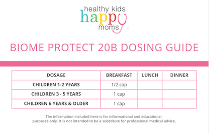 Healthy Kids Happy Moms Biome Protect 20B - 60 Capsules