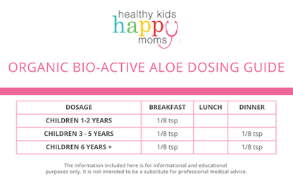 Healthy Kids Happy Moms Organic Bio-Active Aloe - 50g