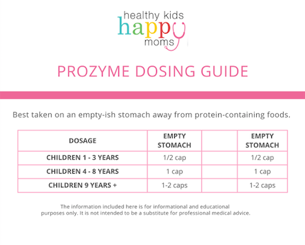 Healthy Kids Happy Moms ProZyme - 120 Capsules