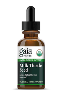 Milk Thistle Seed by Gaia Herbs - 1 oz