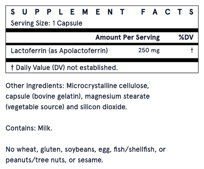Lactoferrin 250 by Jarrow Formulas - 60 Capsules