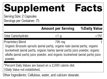 SP Green Food by Standard Process - 150 Capsules