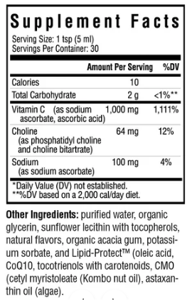 Liposomal Vitamin C by Seeking Health - 5 oz