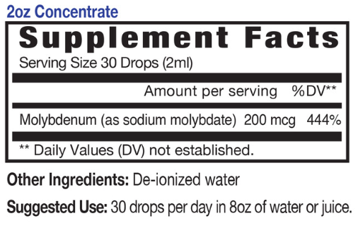 Molybdenum Liquid by Eidon - 2 oz