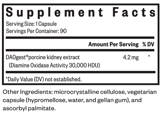 Histamine Digest by Seeking Health - 30 Capsules (formerly Histamine Block)
