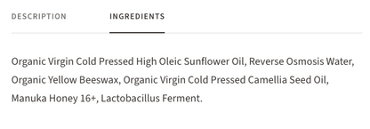 NEW Nourish + Hydrate Manuka Balm by YoRo Naturals - 4.23 oz.