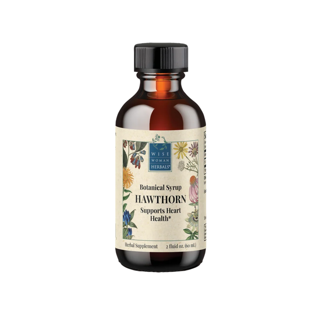 Hawthorn Syrup by Wise Woman Herbals - 4 oz (120 ml)