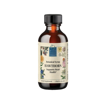 Hawthorn Syrup by Wise Woman Herbals - 4 oz (120 ml)