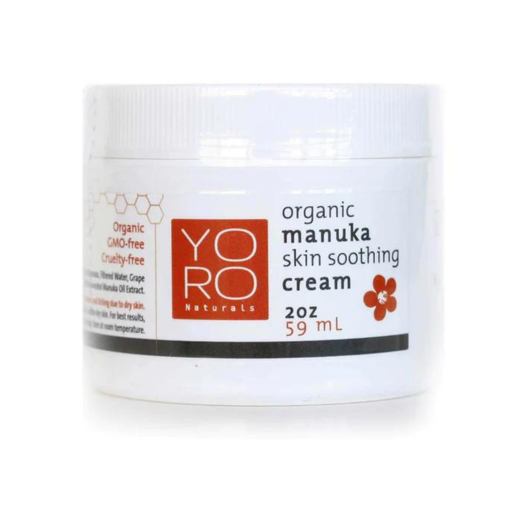Organic Manuka Skin Soothing Cream Original by YoRo Naturals - 4 oz.