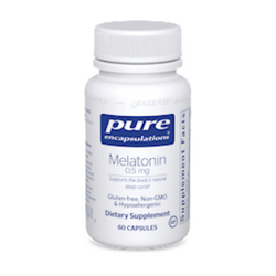 Melatonin .5mg by Pure Encapsulations - 60 Capsules