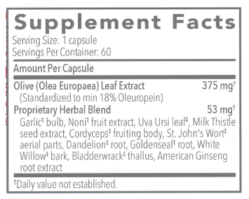 Oliverex by Biocidin Botanicals - 60 Capsules
